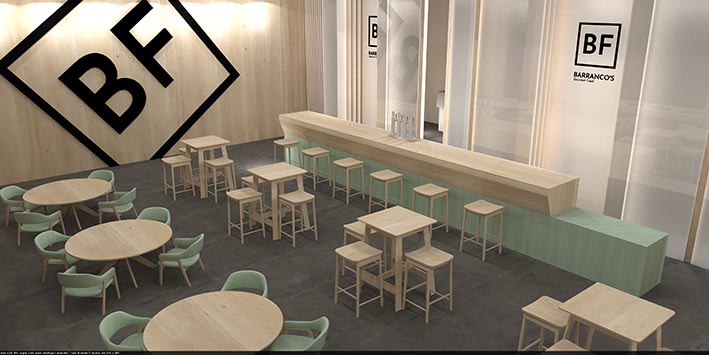 Interior estand top
